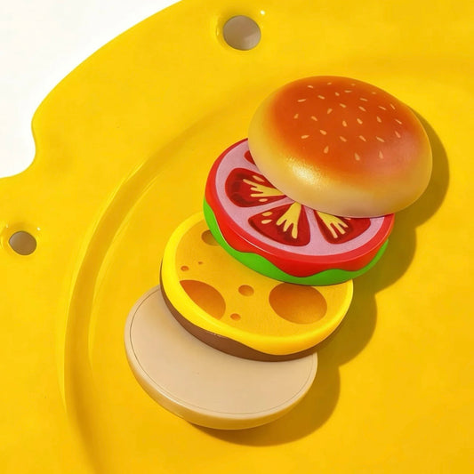 Hamburger Push Card Stress Relief Decompression Toy