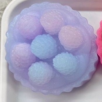 Handmade Silicone Raspberry Tart Stress Relief Squishy Toy