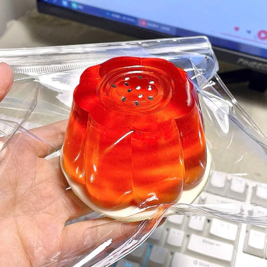 230g Transparent Watermelon Pudding Taba Squishy Toy