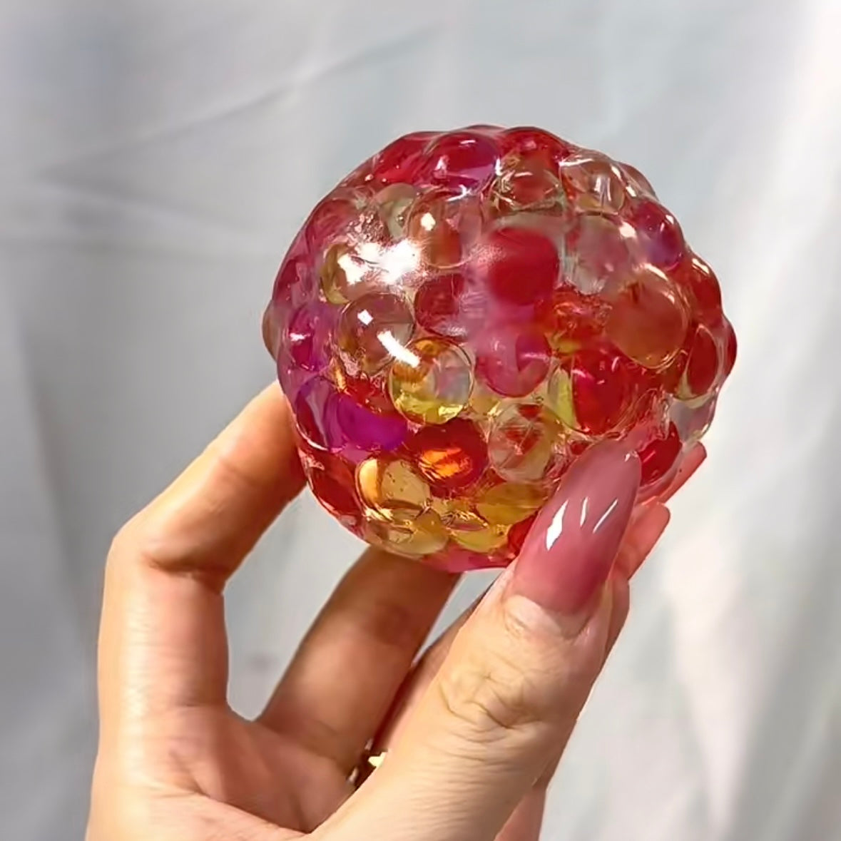 Bead & Vaseline Base Stress Ball Squishy Stress Relief Decompression Toy