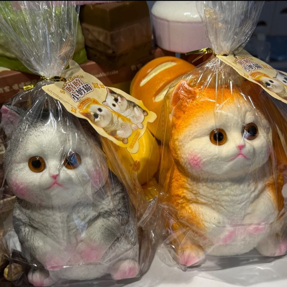 Slow Rising Squishy Large Kitten Cat Stress Relief Decompression Toy