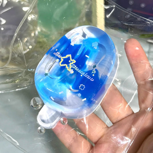 Transparent Ice Cream Popsicle Sticks Taba Squishy Toy