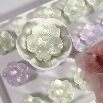 Transparent Flowers Taba Squishy Toy