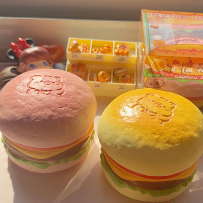 Slow Rising Squishy Large Hamburger Stress Relief Decompression Toy