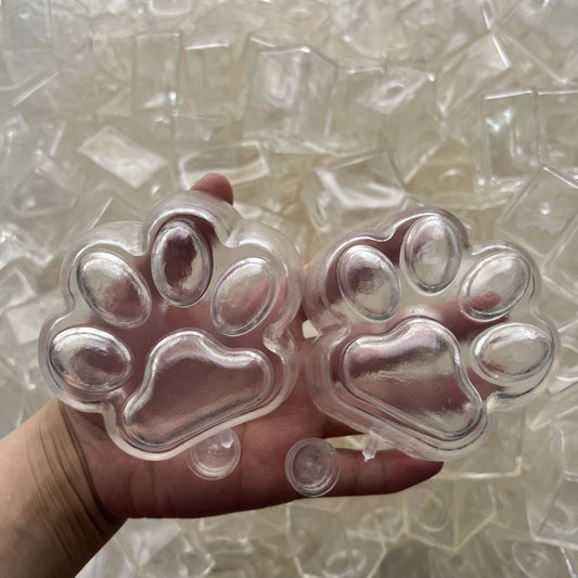 Transparent Cat's Paw Stress Ball Skin 5.5cm