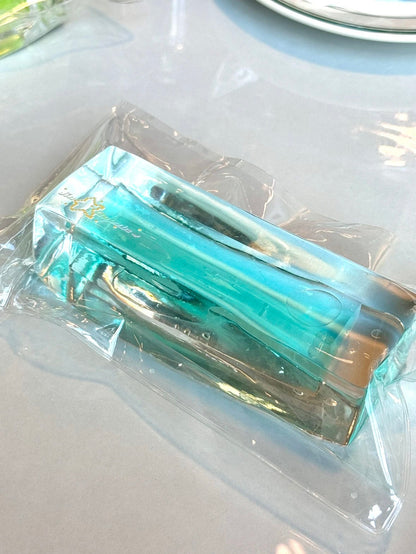 Transparent Handmade Rectangle Ice Cube Taba Squishy Toy