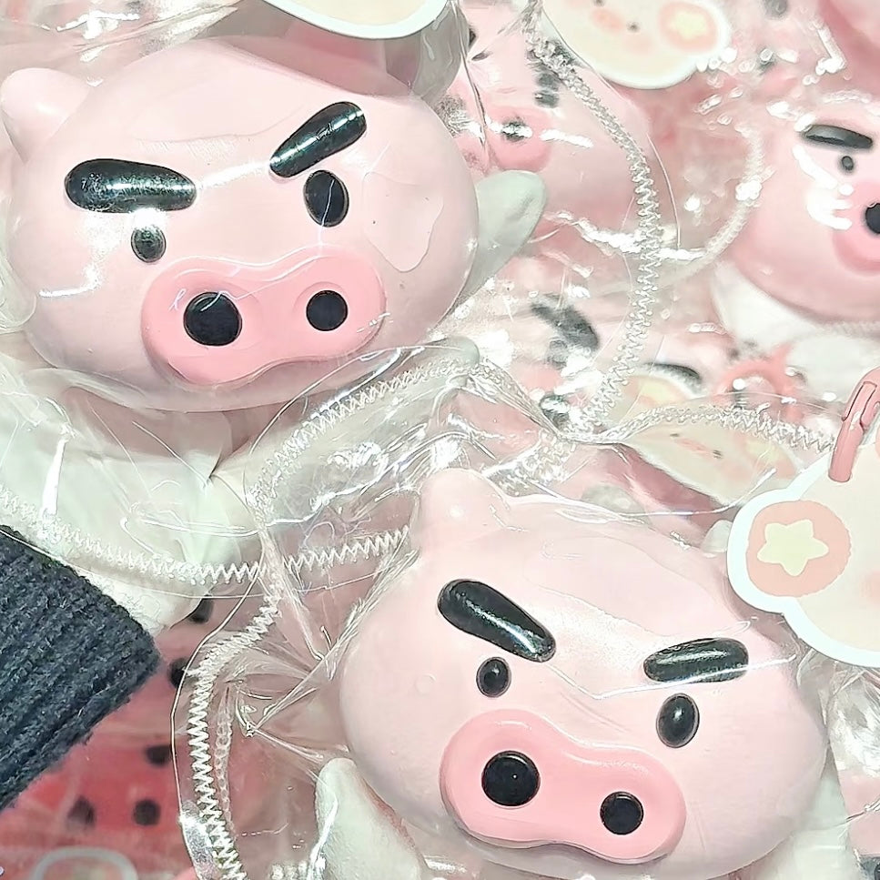 Pink Pig Taba Squishy Toy