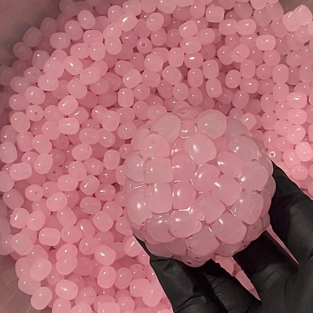 Pink or Green or White Handmade Stress Balls