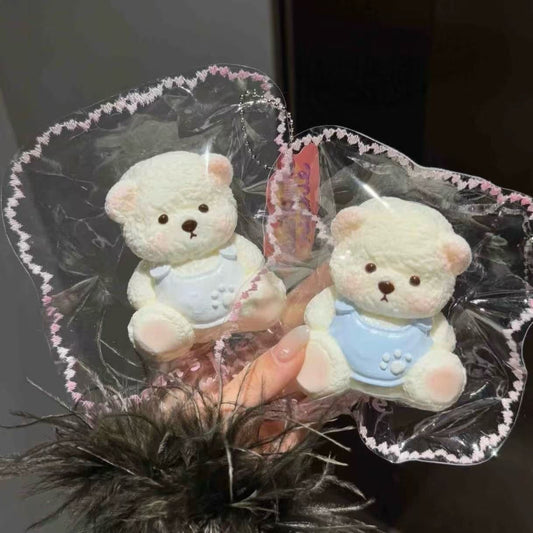 Handmade Blue Bear Taba Squishy Toy