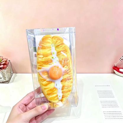 Slow Rising Squishy Egg and Fried Dough Stick Stress Relief Decompression Toy