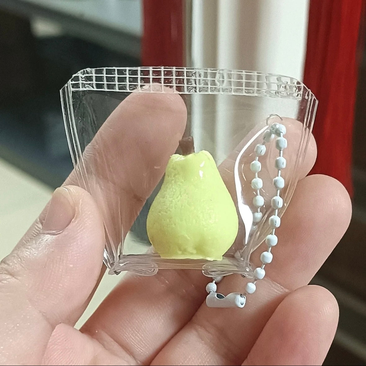 Handmade Silicone Mini Pear Taba Squishy Toy