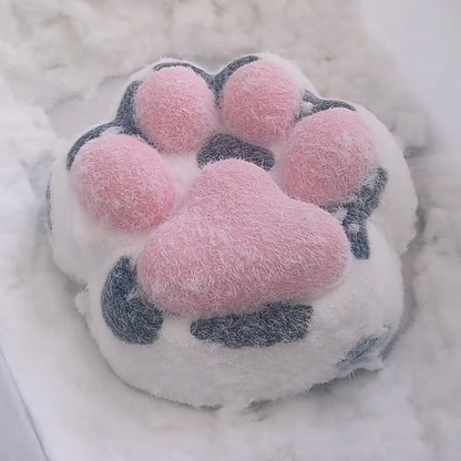800g Large Handmade Pink Cat’s Paw with Dot Taba Squishy Toy