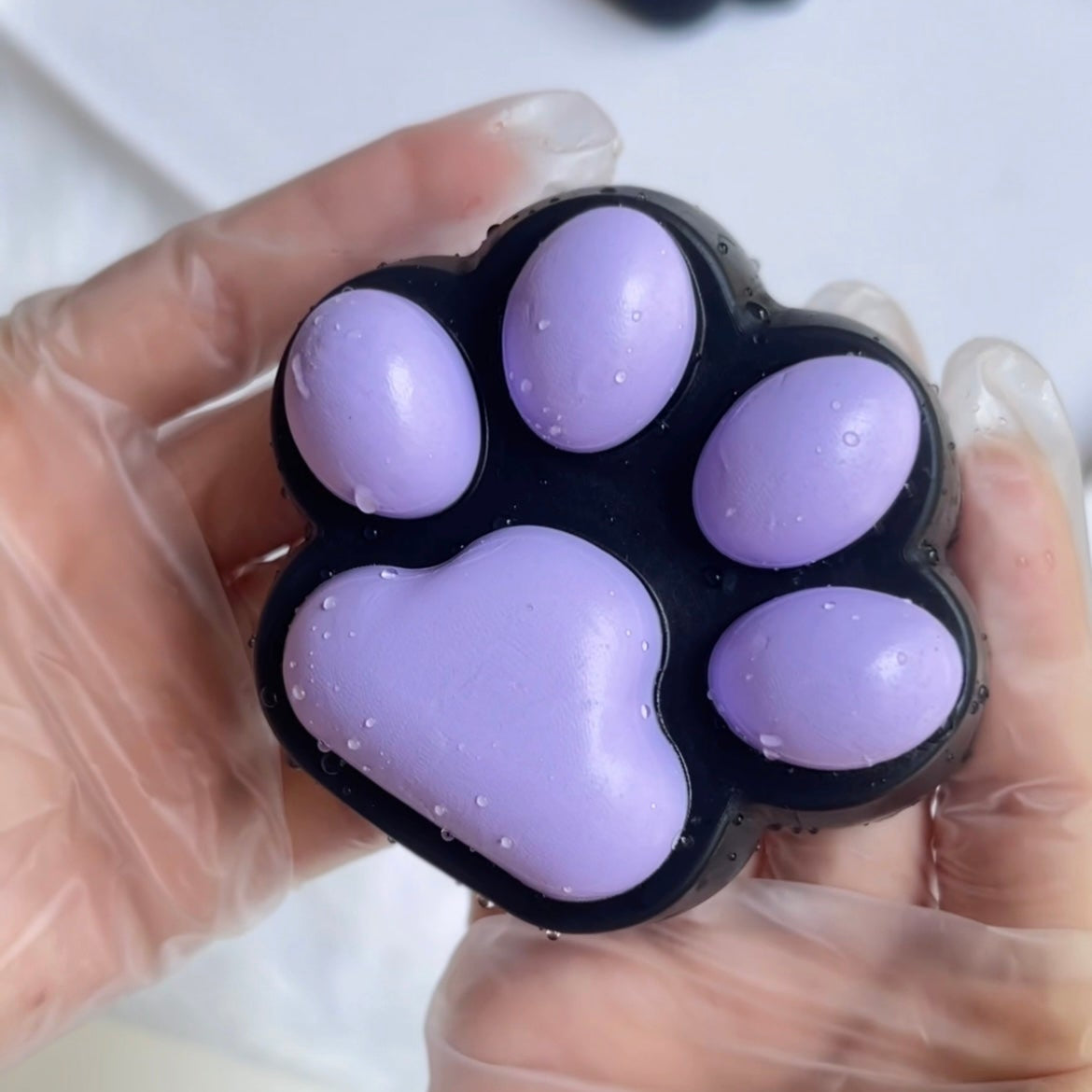 Hamemade Silicone Cat's Paw Taba Squishy Toy