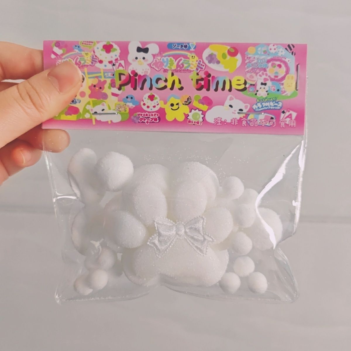 White Squishy Cute Cat Paw Squishy Toy