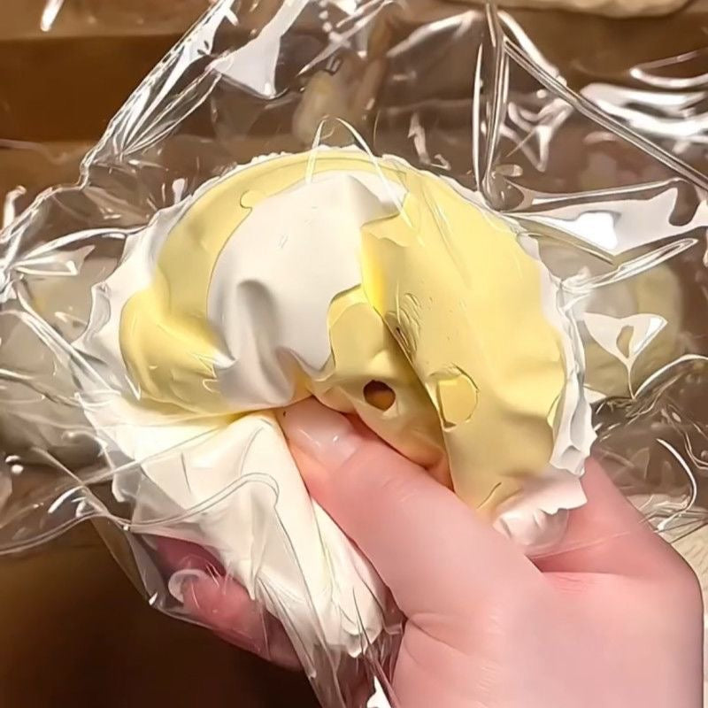 Cream Chicken Taba Squishy Toy