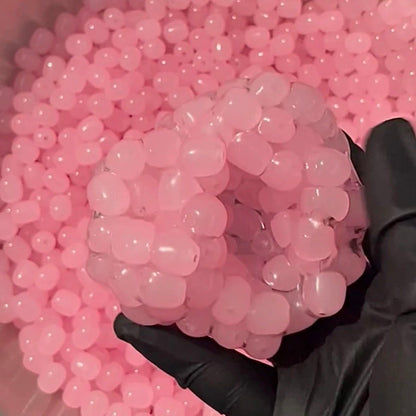 Pink or Green or White Handmade Stress Balls