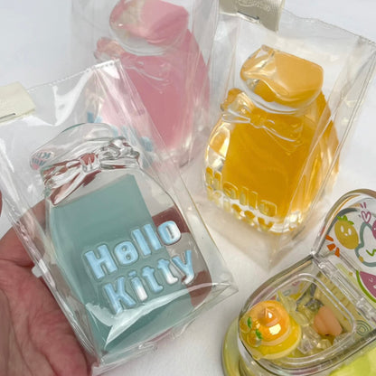 Transparent Fruit Juice Cup Taba Squishy Toy