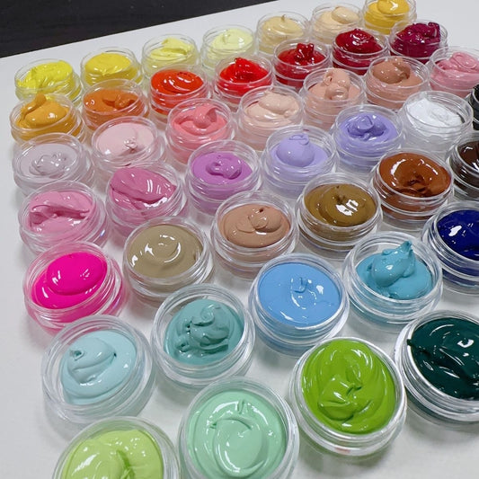 10g/bottle Making Silicone Squishy Color Paste (note color number)