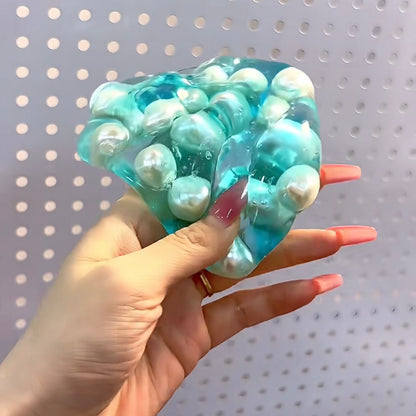 Pearl & Vaseline Base Stress Ball Squishy Stress Relief Decompression Toy