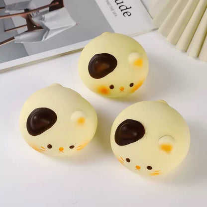 Slow Rising Squishy Calico Cat Stress Relief Decompression Toy