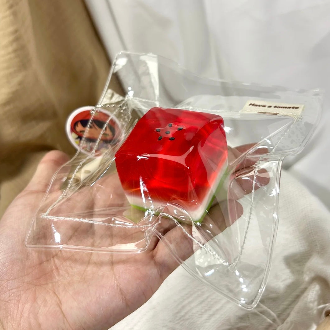 Handmade Transparent Watermelon Taba Squishy Toy