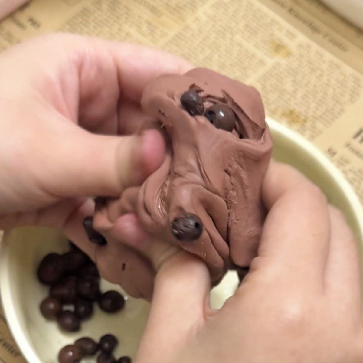Chocolate Handmade Stress Balls