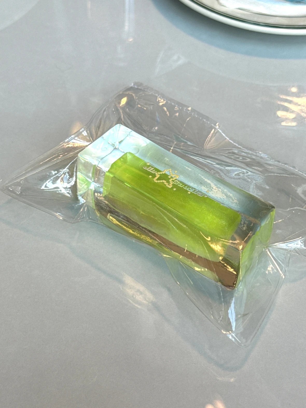 Transparent Handmade Rectangle Ice Cube Taba Squishy Toy