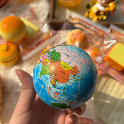 Slow Rising Squishy Earth Globe Ball Stress Relief Decompression Toy