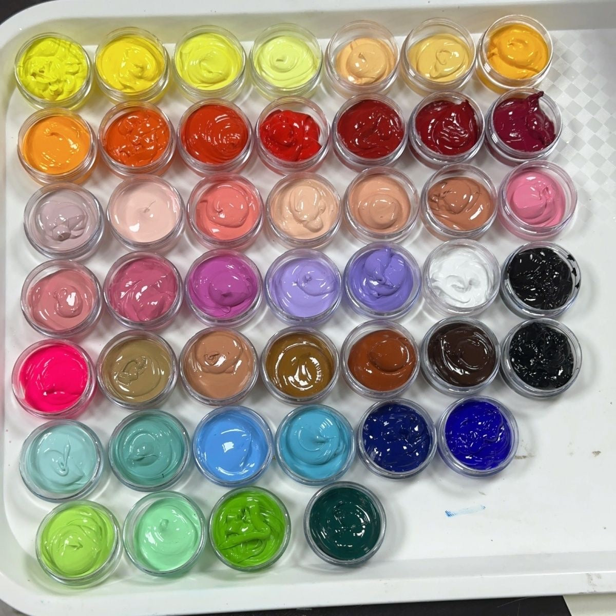 10g/bottle Making Silicone Squishy Color Paste (note color number)