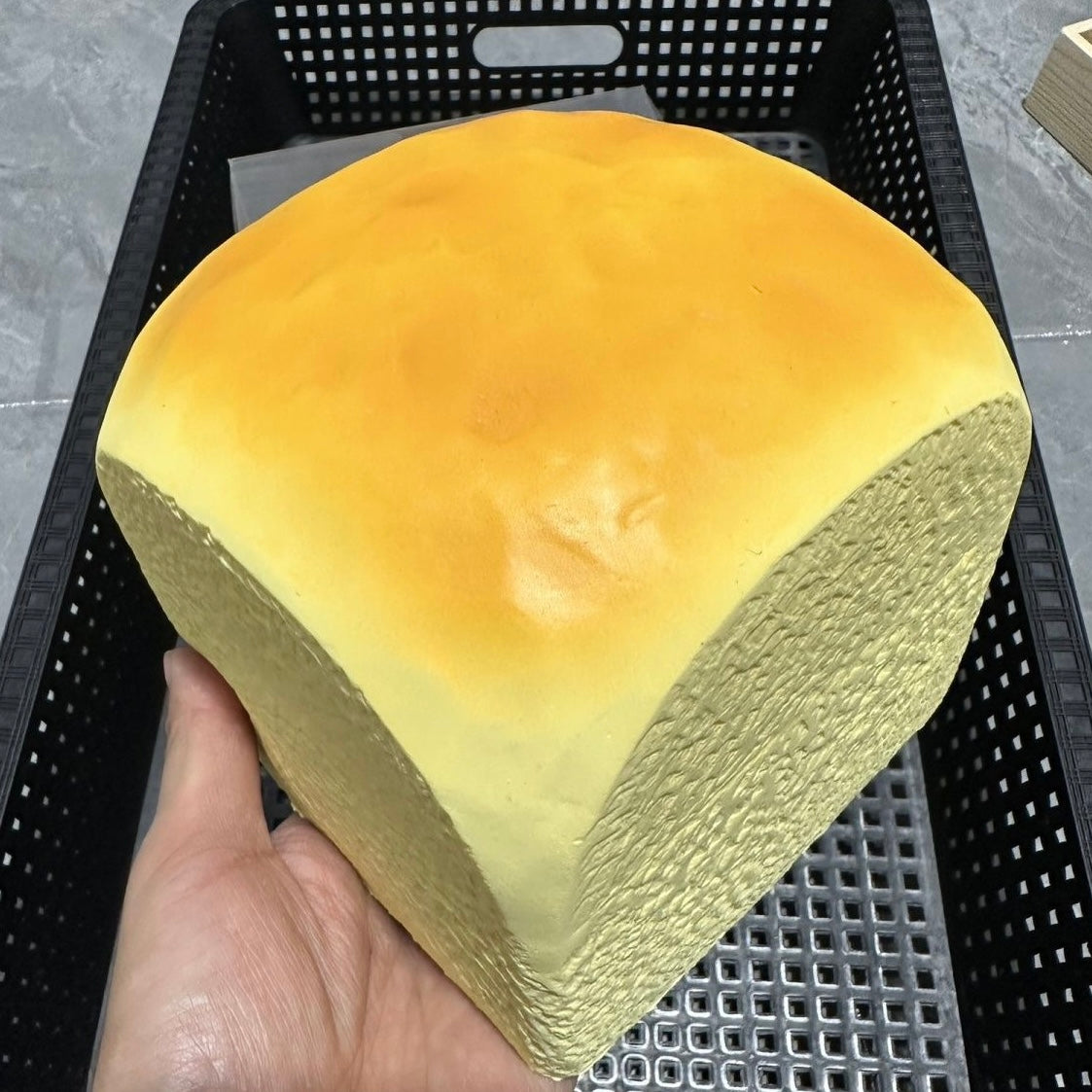 Slow Rising Squishy Super Soft Big Square Bread Stress Relief Decompression Toy
