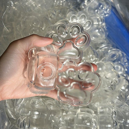 Transparent Cat's Paw Stress Ball Skin 5.5cm