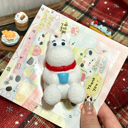White Rhinoceros Taba Squishy Toy