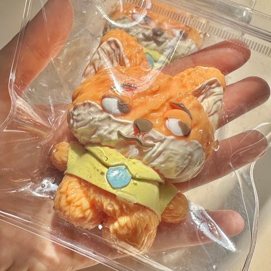 Handmade Silicone Fox of Crazy Animals Taba Squishy Toy