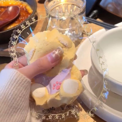 Handmade Blue / Purple / Pink Bear Taba Squishy Toy