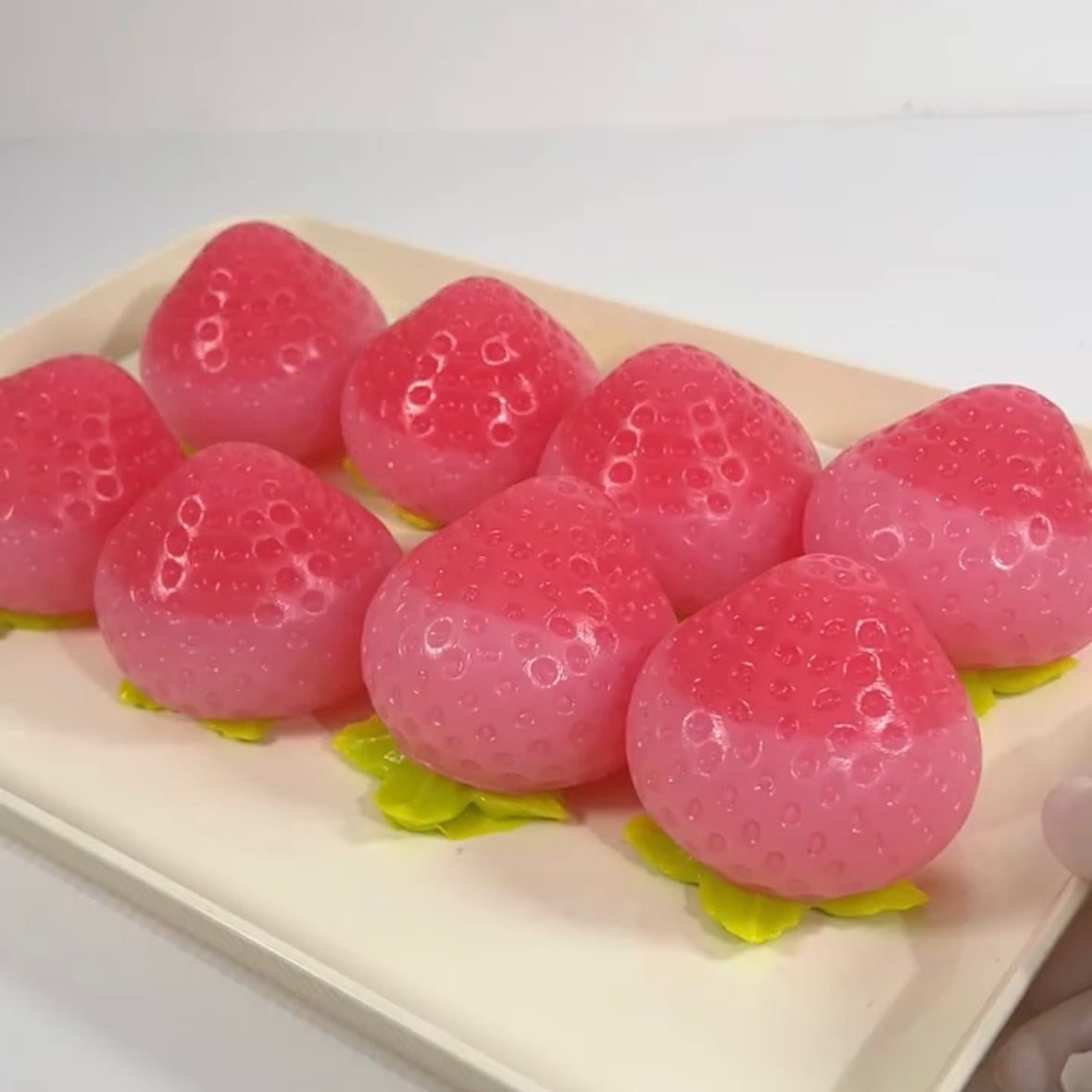 Large Strawberry Taba Squishy Toy
