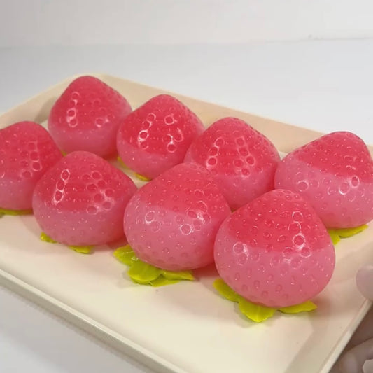 Large Strawberry Taba Squishy Toy