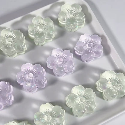 Transparent Flowers Taba Squishy Toy