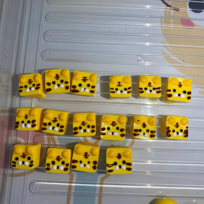 6pcs / 9pcs Mini Animals Taba Squishy Toy