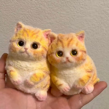Handmade Orange Cat Taba Squishy Toy