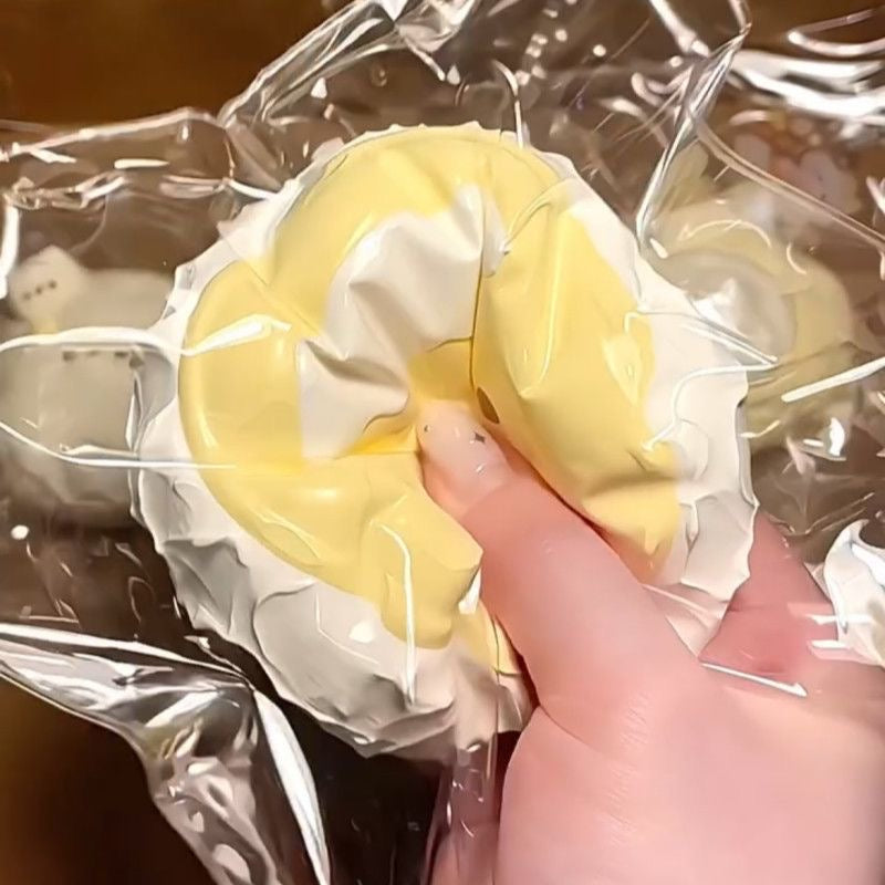 Cream Chicken Taba Squishy Toy