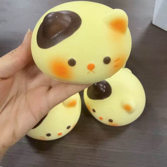 Slow Rising Squishy Calico Cat Stress Relief Decompression Toy
