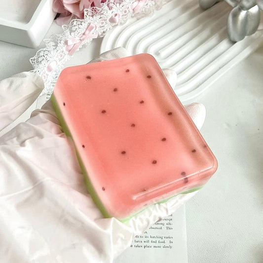 Handmade Watermelon Block Stress Relief Squishy Toy