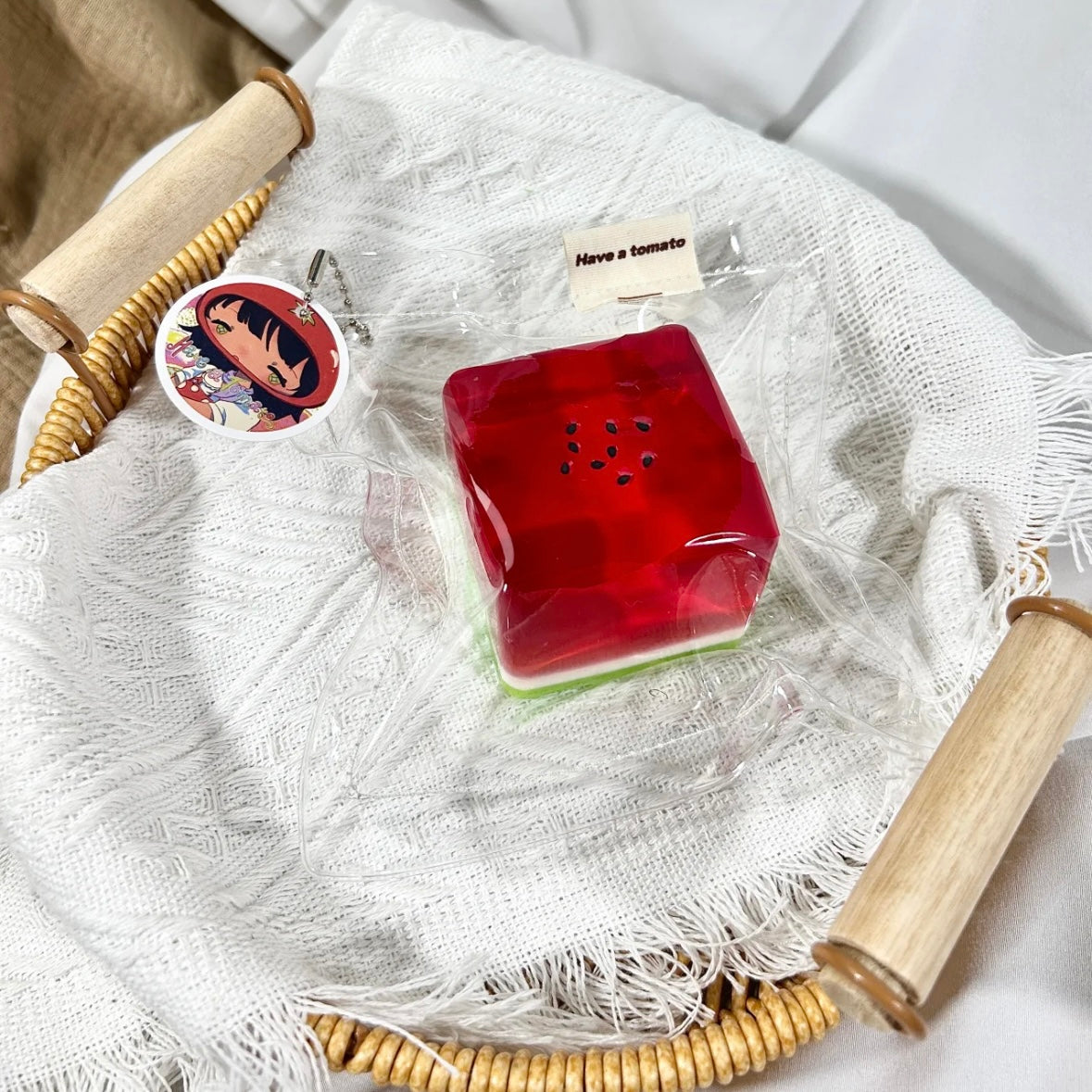 Handmade Transparent Watermelon Taba Squishy Toy