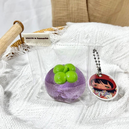 Transparent Mangosteen Taba Squishy Toy