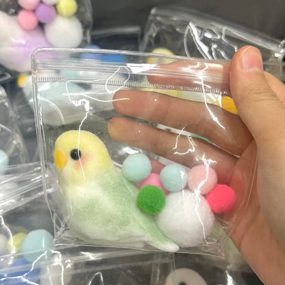 6 Colors Handmade Parrots Taba Squishy Toy