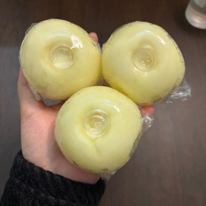 Butter Yellow Coconut Oil Soap Base Stress Balls Stress Relief Decompression Toy