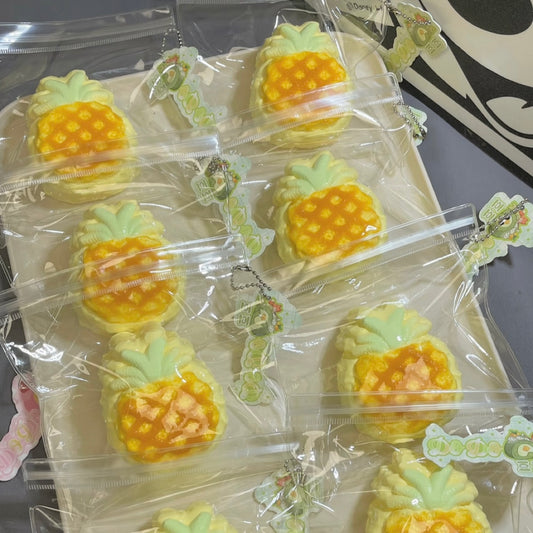 165g Handmade Caramel Pineapple Taba Squishy Toy