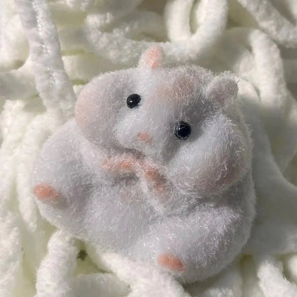 Squishy Hamster Stress Relief Decompression Toy with Flocking