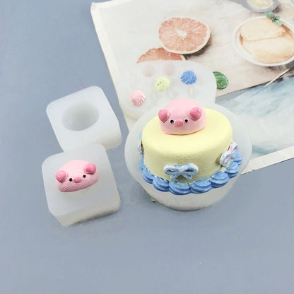Pig Cake Mold Silicone Squishy Mold