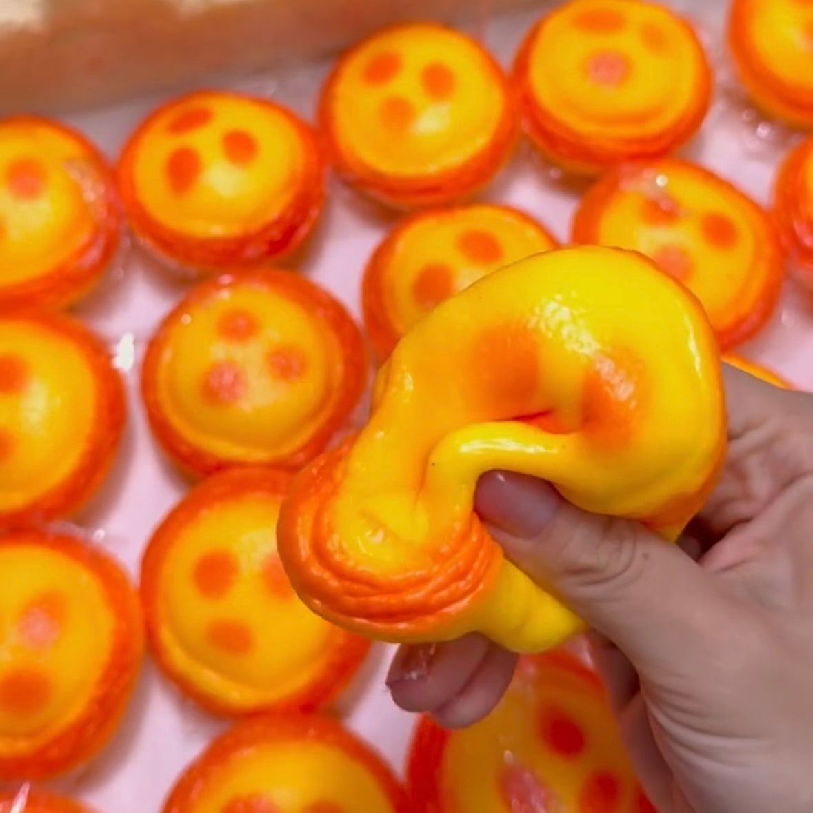 Egg Tart Handmade Stress Ball (Please Note That The Skin Is Easily Broken)